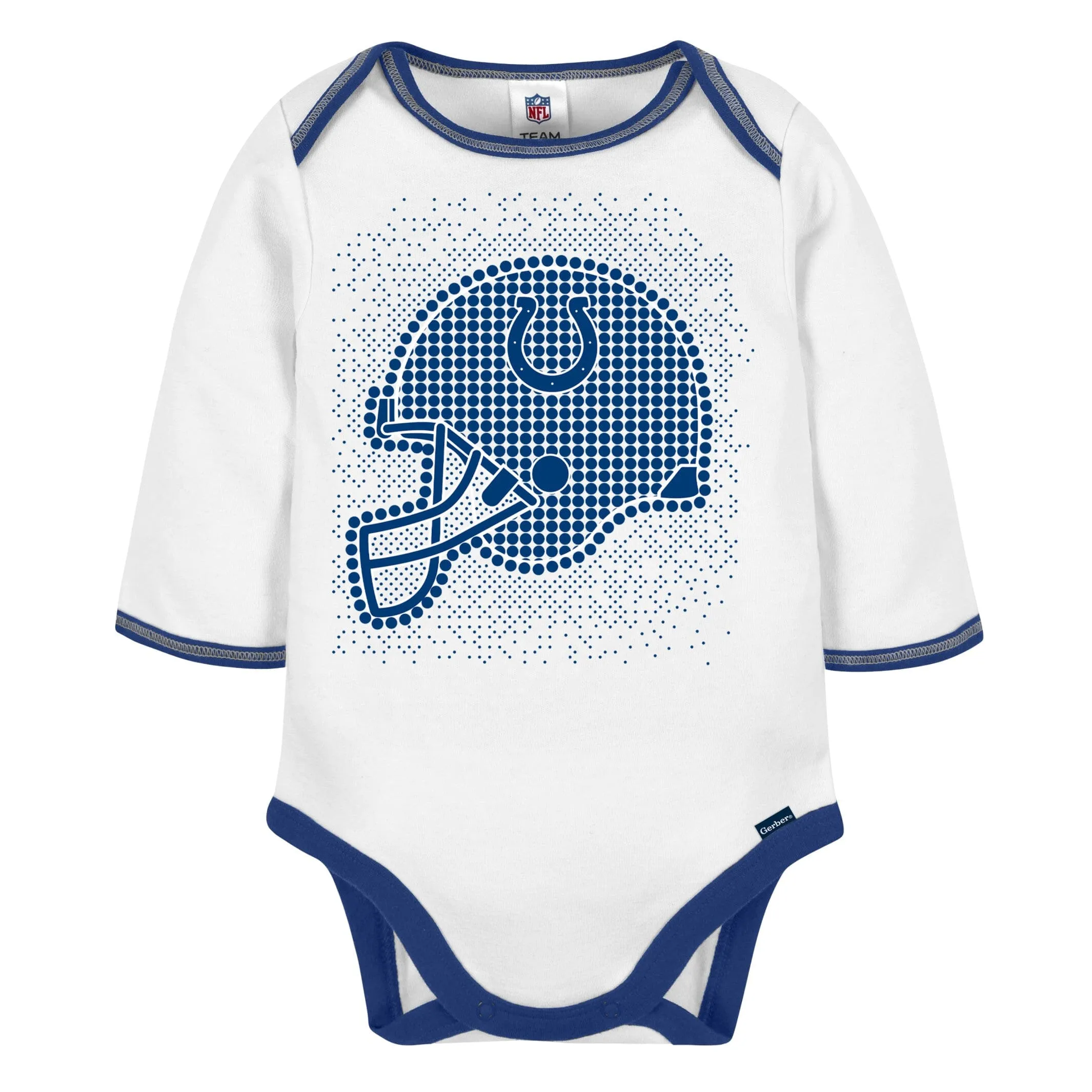 3-Piece Baby Boys Colts Bodysuit, Footed Pant, & Cap Set