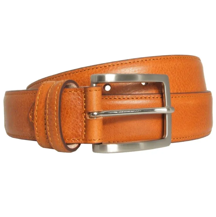 34 mm Antique Leather Belt Tawny