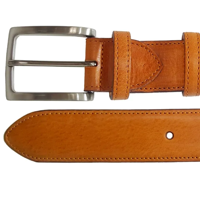 34 mm Antique Leather Belt Tawny