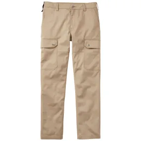 40 Grit Men's Taupe Grey Flex Twill Slim Fit Cargo Pants