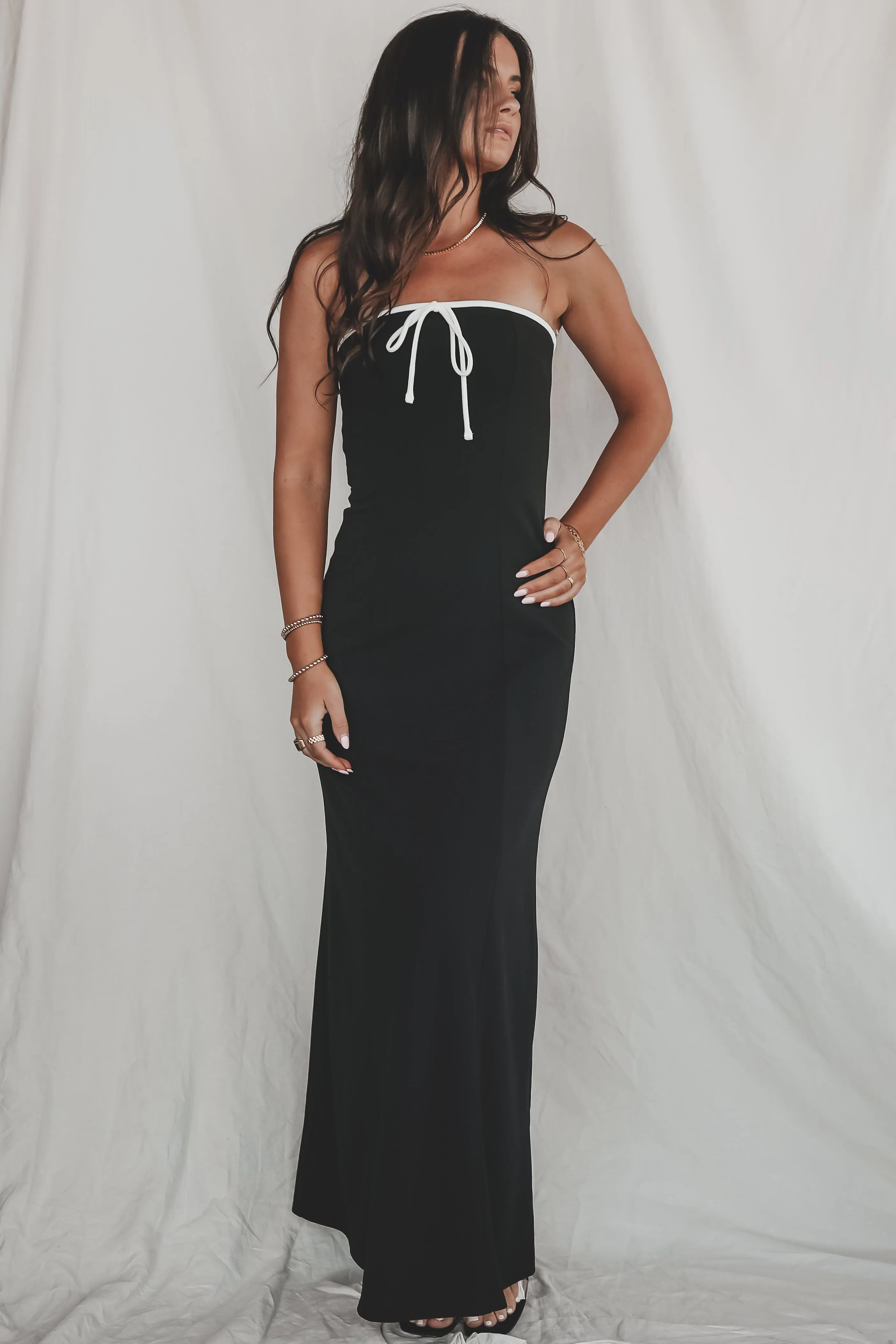 A Formal Affair Black Maxi Dress