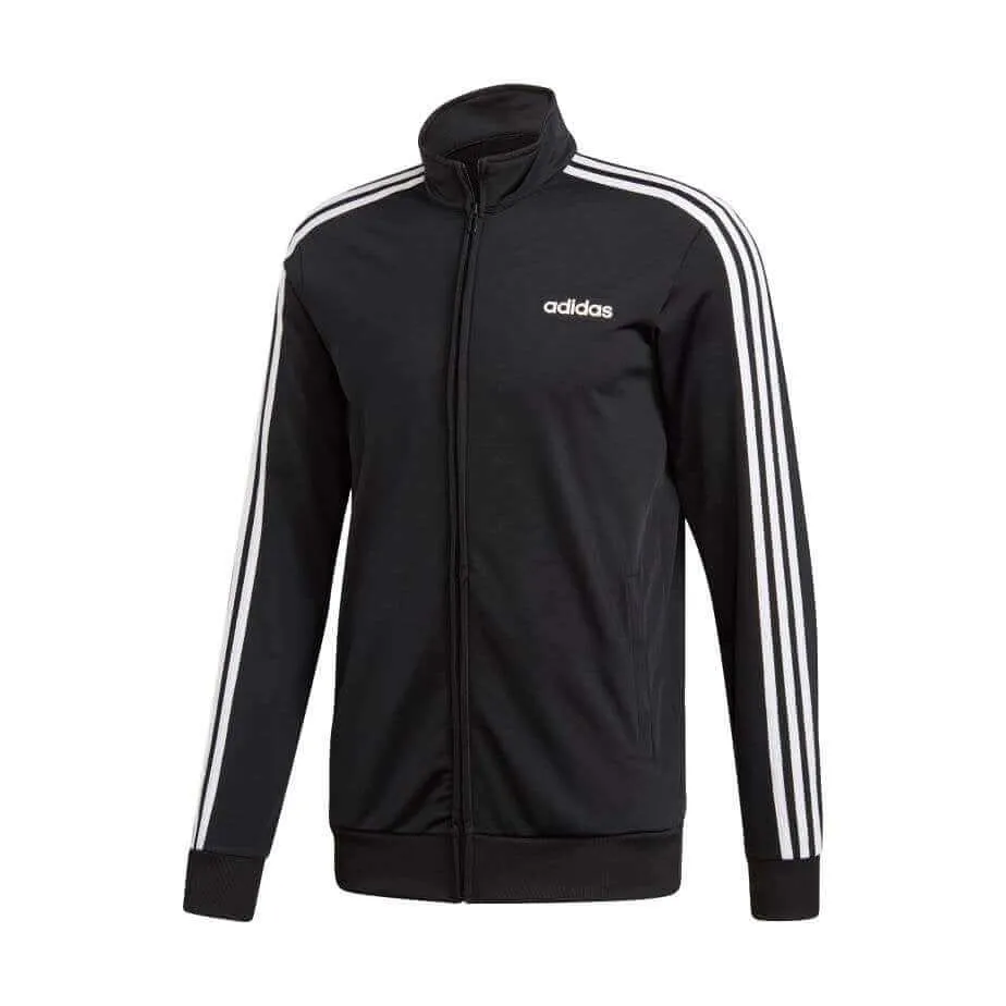 Adidas Essentials 3 Stripe Tricot Track Jacket