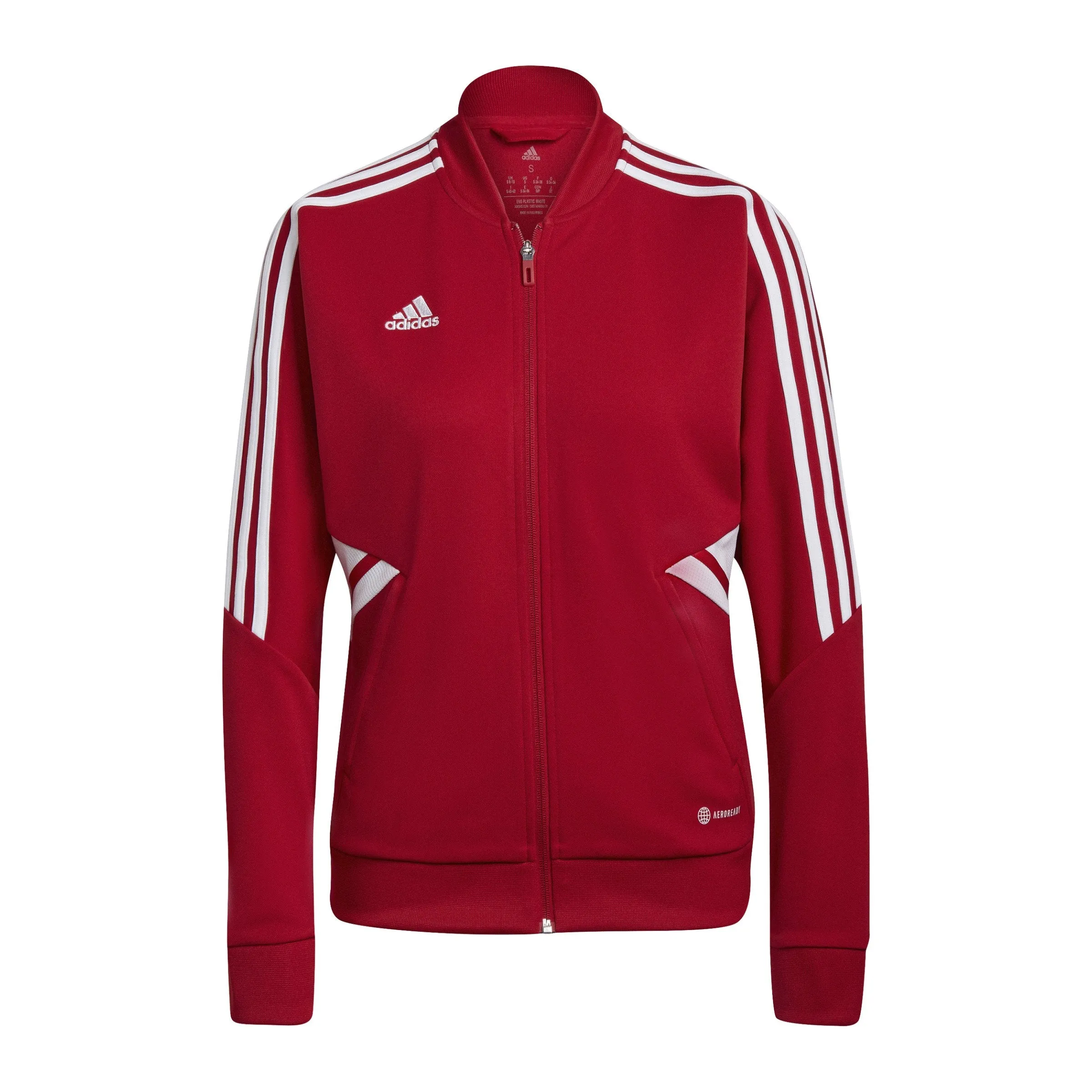 adidas Women's Condivo 22 Track Jacket - Red/White