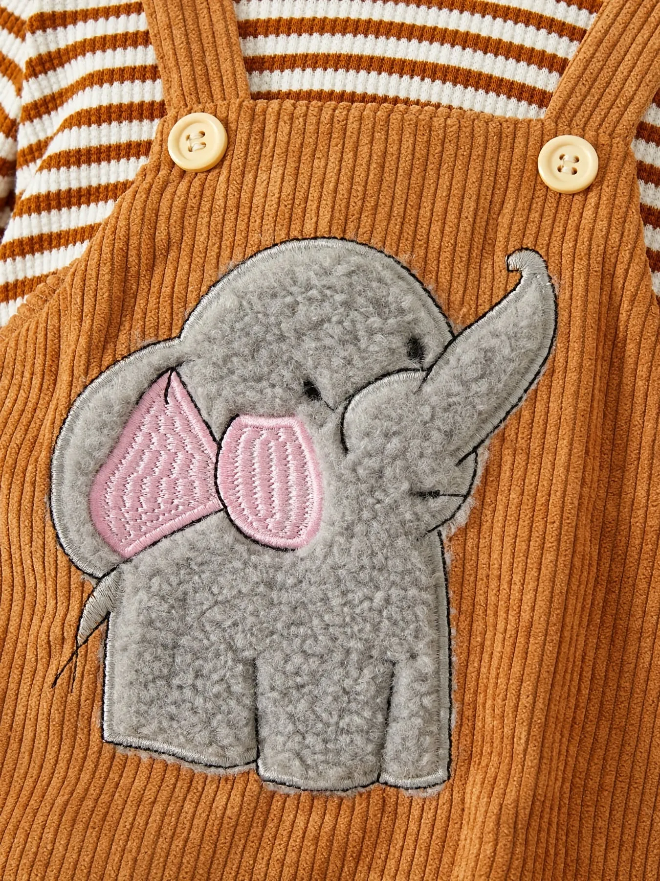 Adorable Elephant Onesie for Babies in FallWinter 018 Months