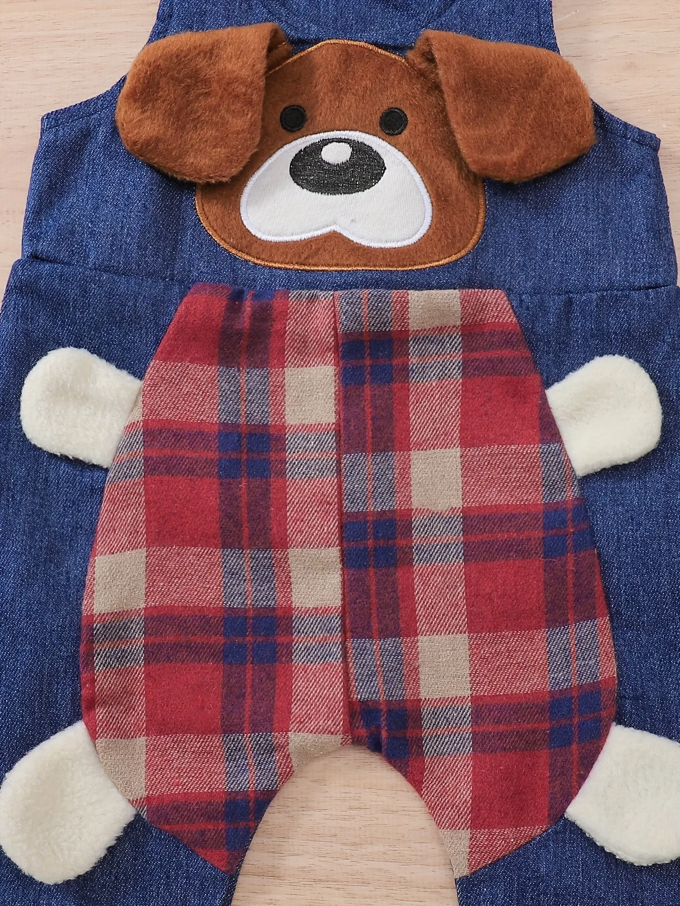 Adorable Plaid Romper and Overalls Set for Baby Boys