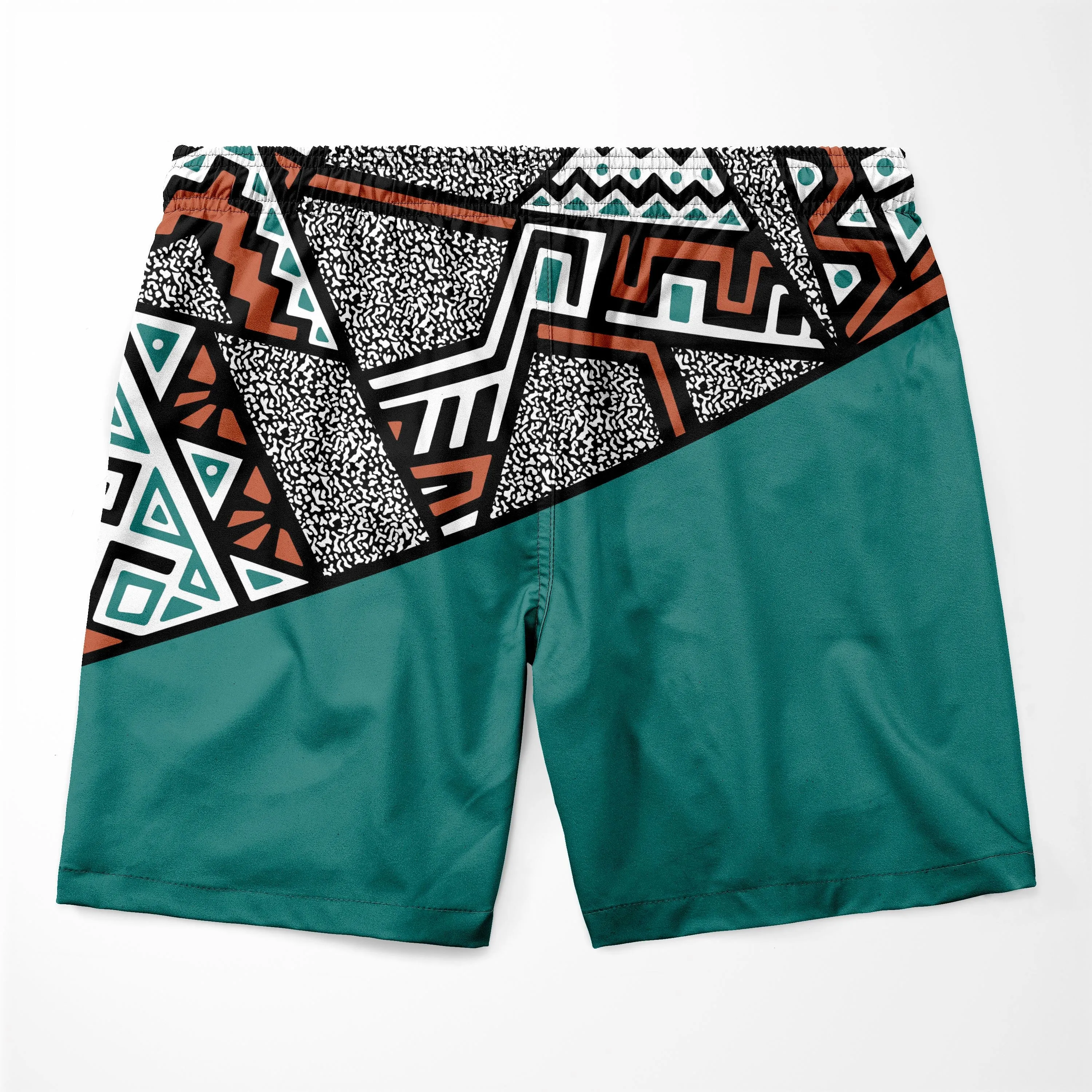 African Geometric Pattern T-shirt and Shorts Set