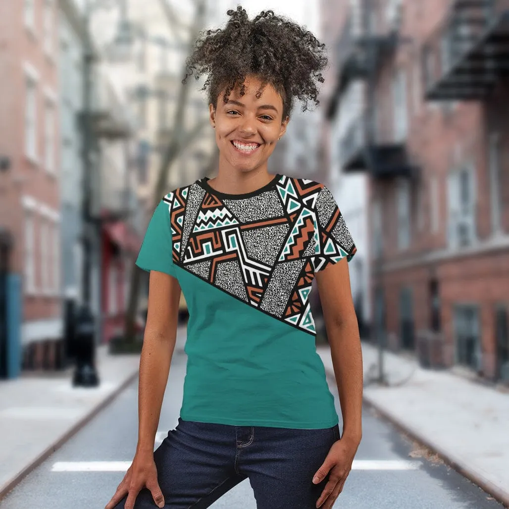 African Geometric Pattern T-shirt