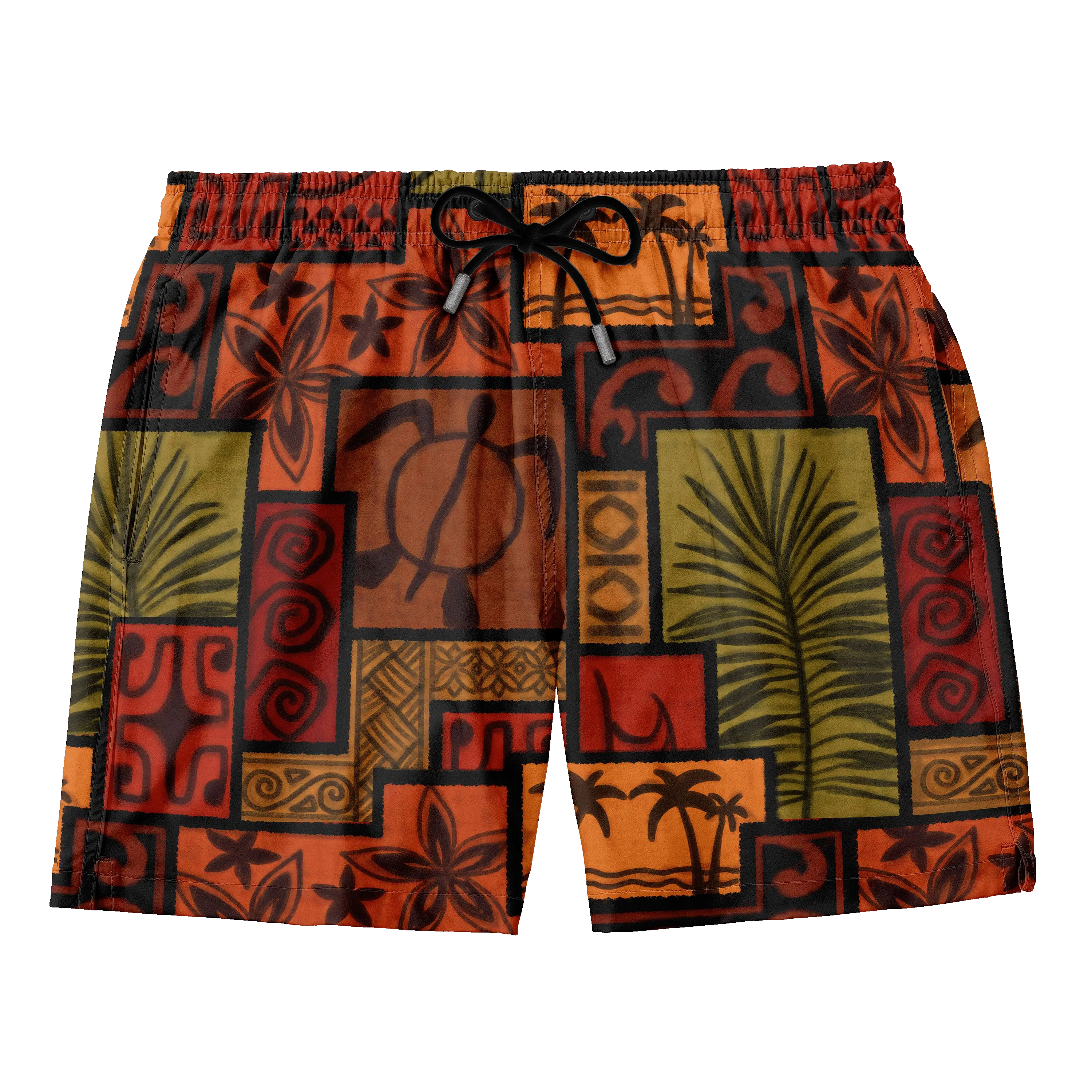 African Symbols Hawaiian Shirt And Shorts Set