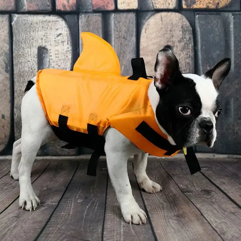 Anniepaw Shark Dog Life Vest: Summer Swimwear Jacket for Small, Medium, and Large Dogs