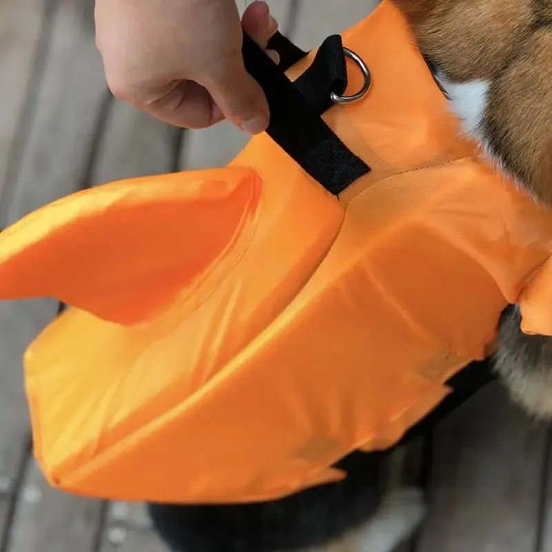 Anniepaw Shark Dog Life Vest: Summer Swimwear Jacket for Small, Medium, and Large Dogs