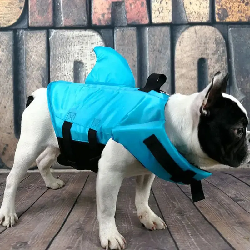 Anniepaw Shark Dog Life Vest: Summer Swimwear Jacket for Small, Medium, and Large Dogs