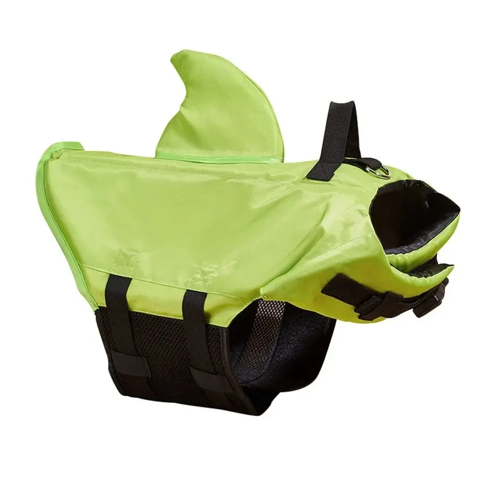 Anniepaw Shark Dog Life Vest: Summer Swimwear Jacket for Small, Medium, and Large Dogs