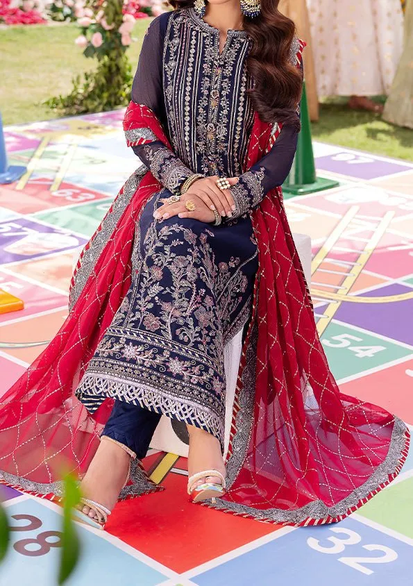 Asim Jofa Jag Mag Pakistani Chiffon Dress