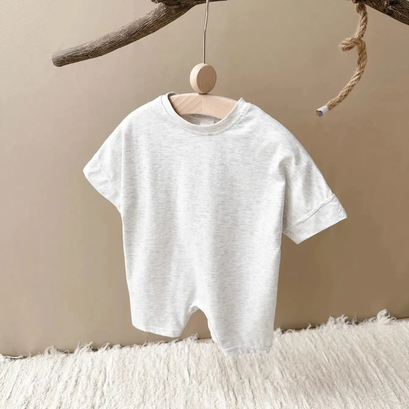 Baby Basic Romper Short Sleeve