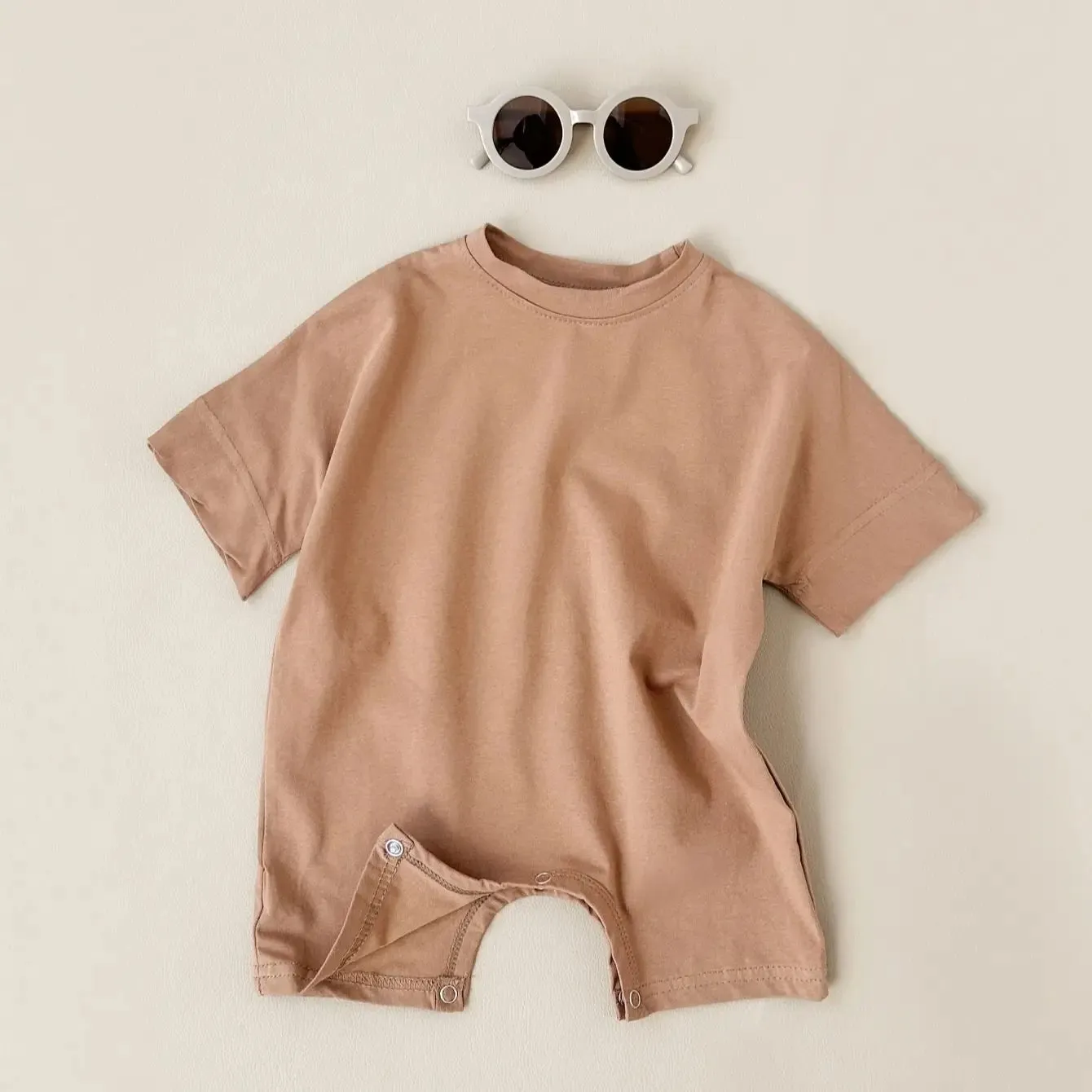 Baby Basic Romper Short Sleeve