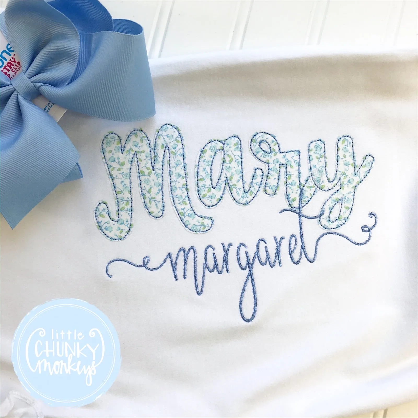 Baby Girl Gown - Bring Home Outfit - Personalized Newborn Gown with Applique   Personalization