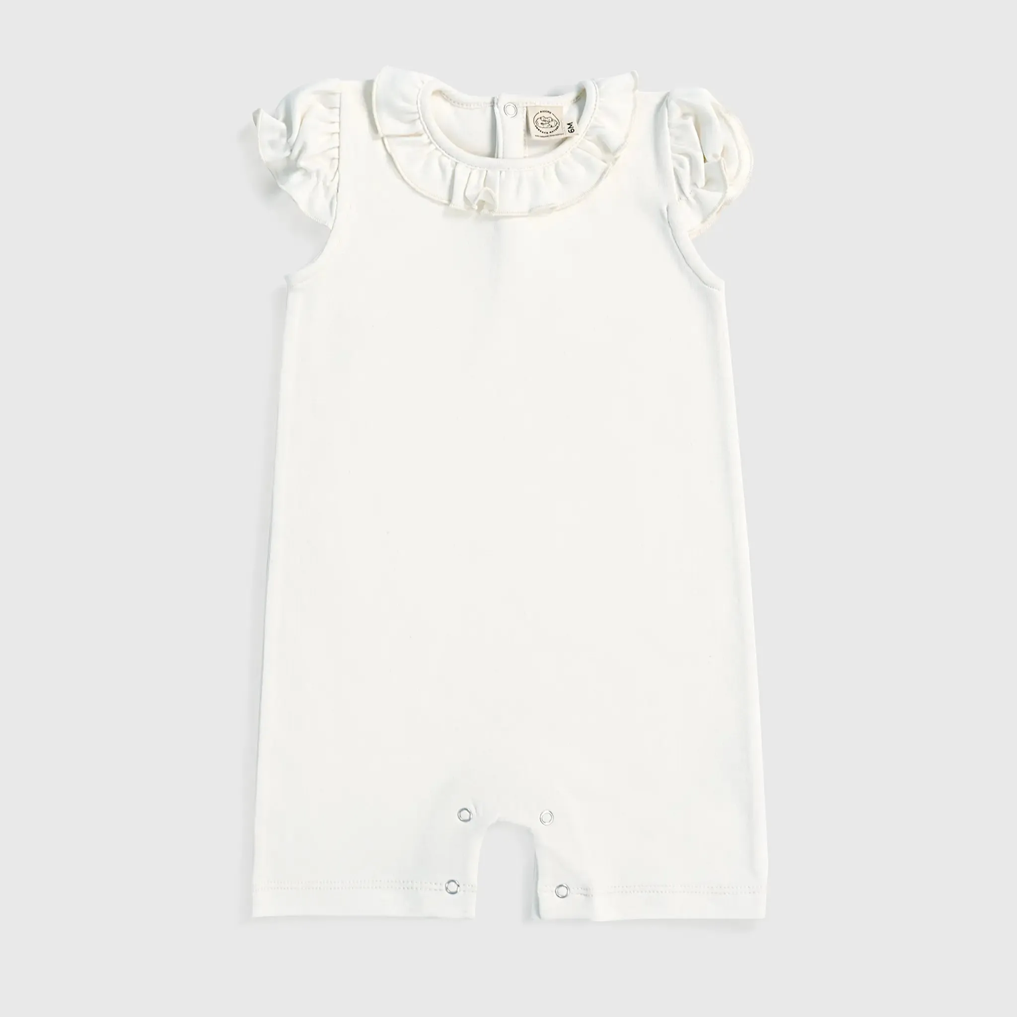 Baby Girl Organic Pima Cotton Sleeveless Romper