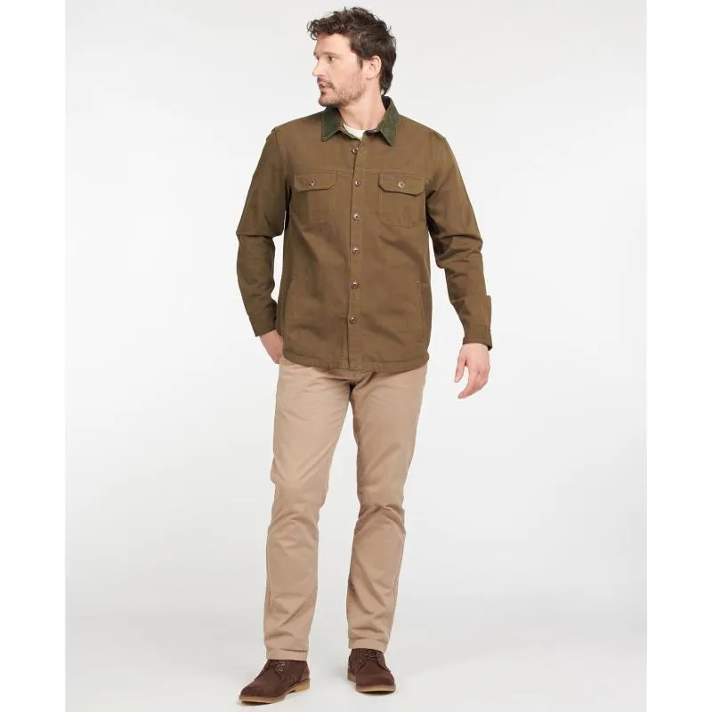 Barbour Catbell Mens Overshirt - Dark Olive