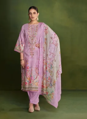 Belliza Cotton Pakistani Print Unstitched Women Salwar Suit Material