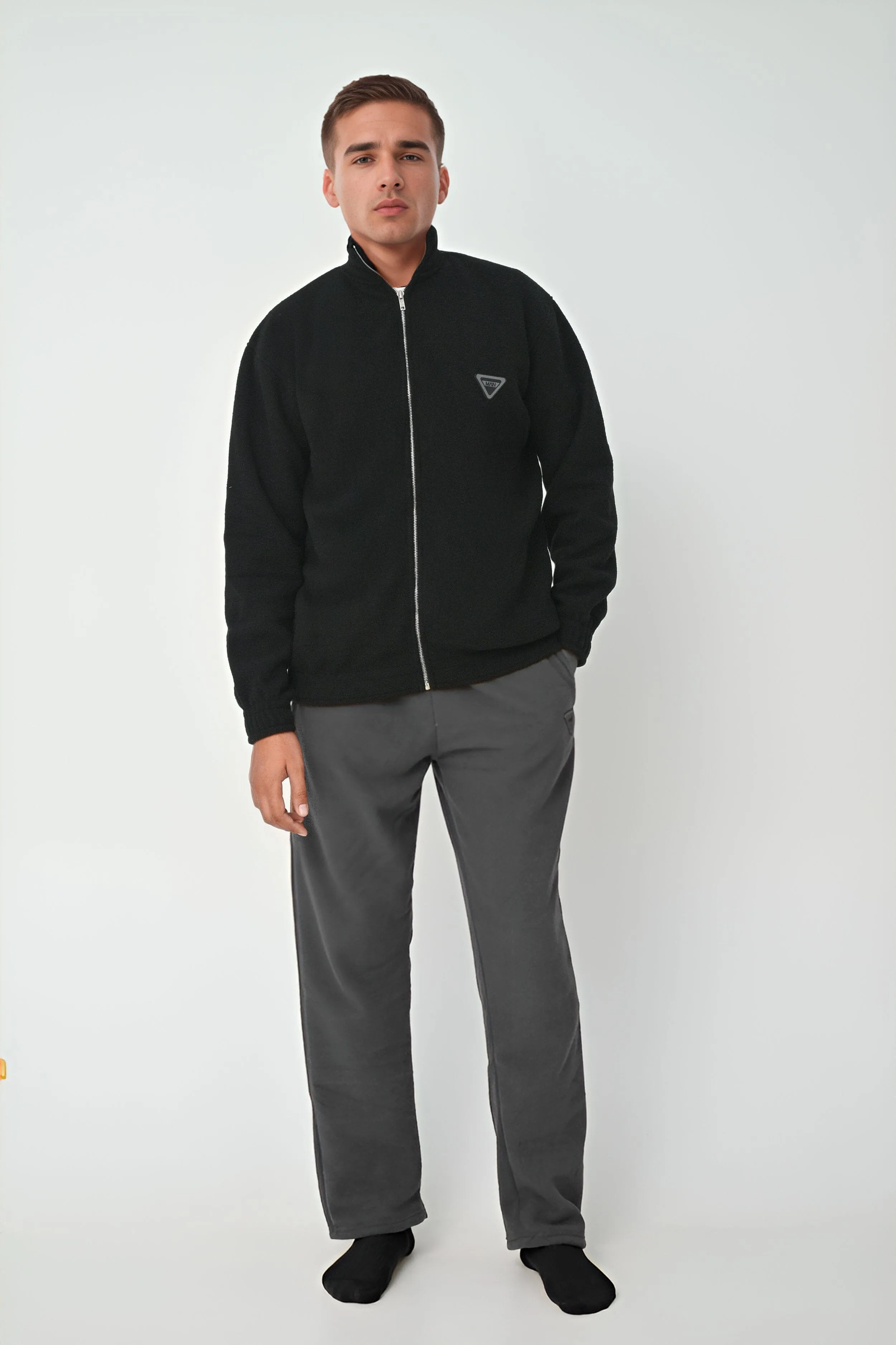 BHM Men's Oversized Polar Fleece Jacket