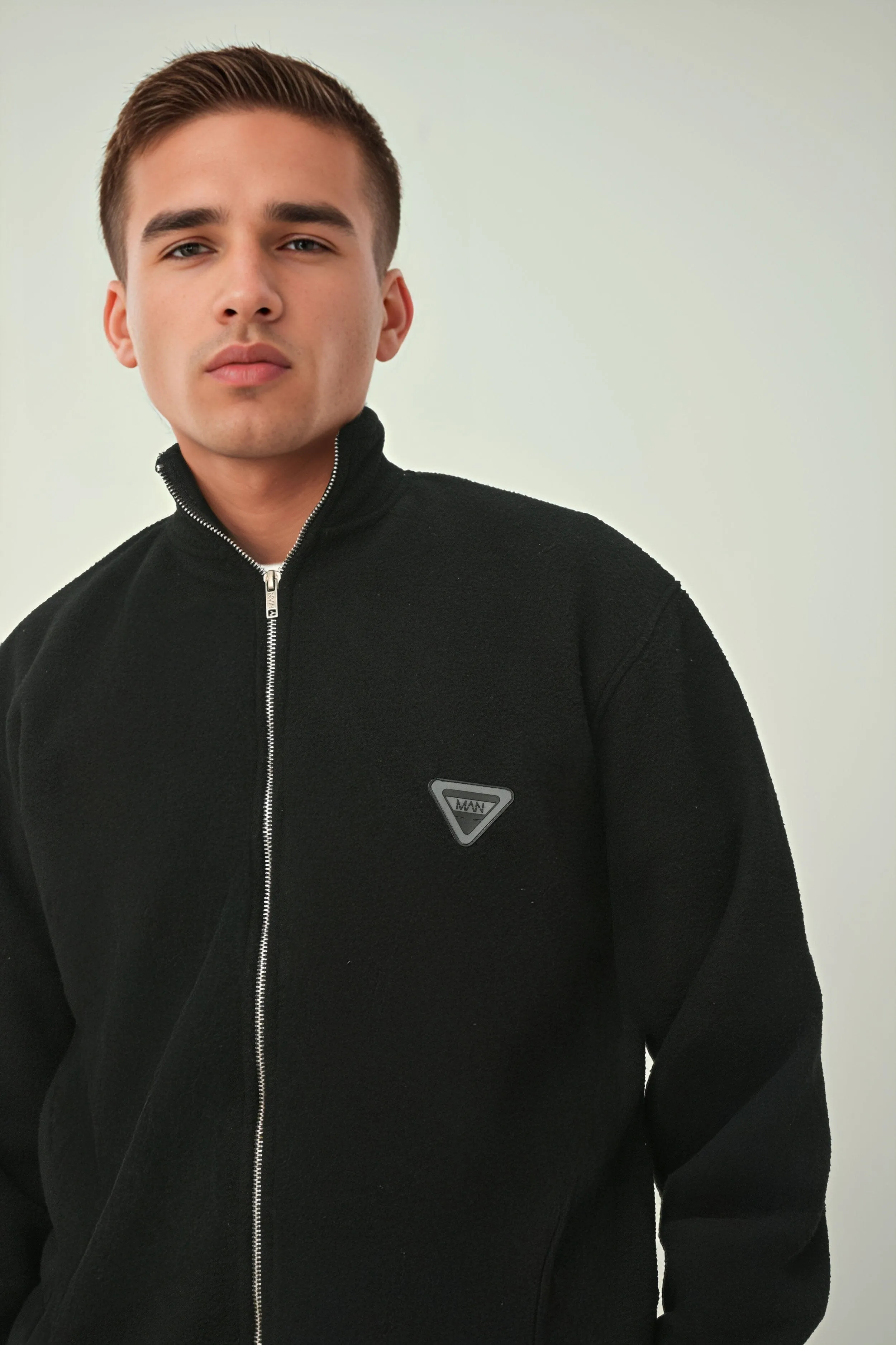 BHM Men's Oversized Polar Fleece Jacket