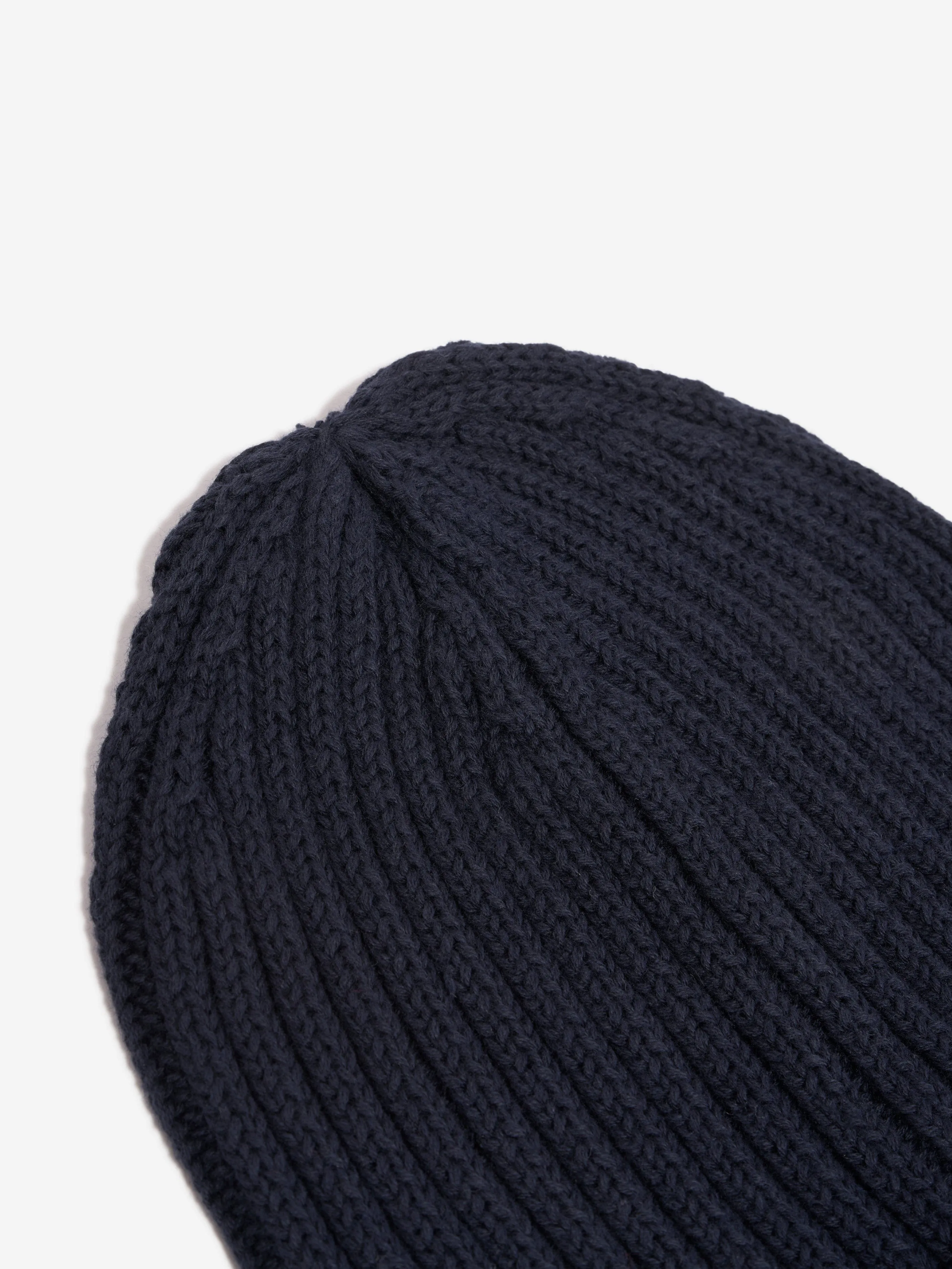 BOSS Boys Pull On Hat in Navy