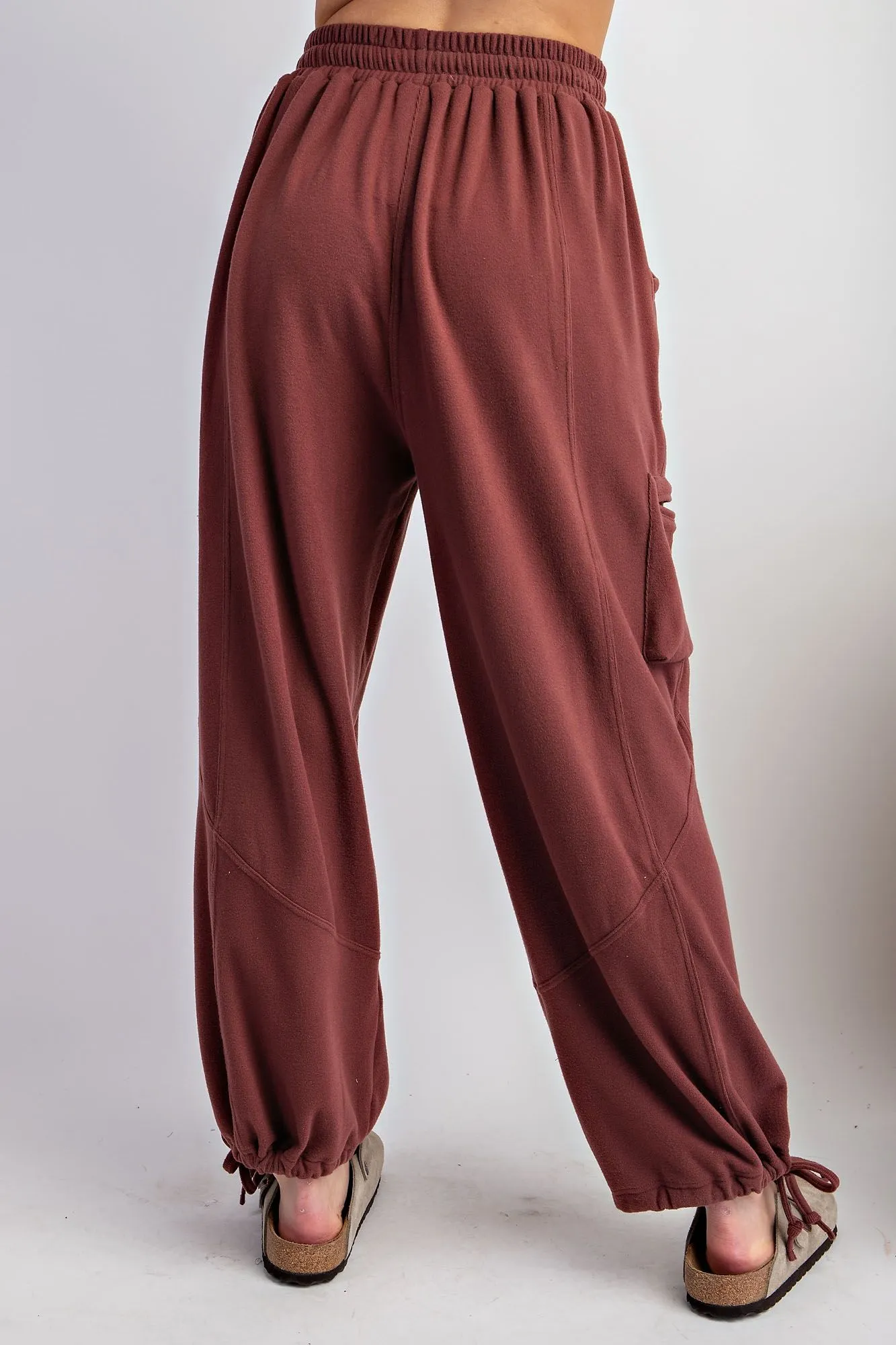 Brushed Cotton Two-Way Hacci Pants