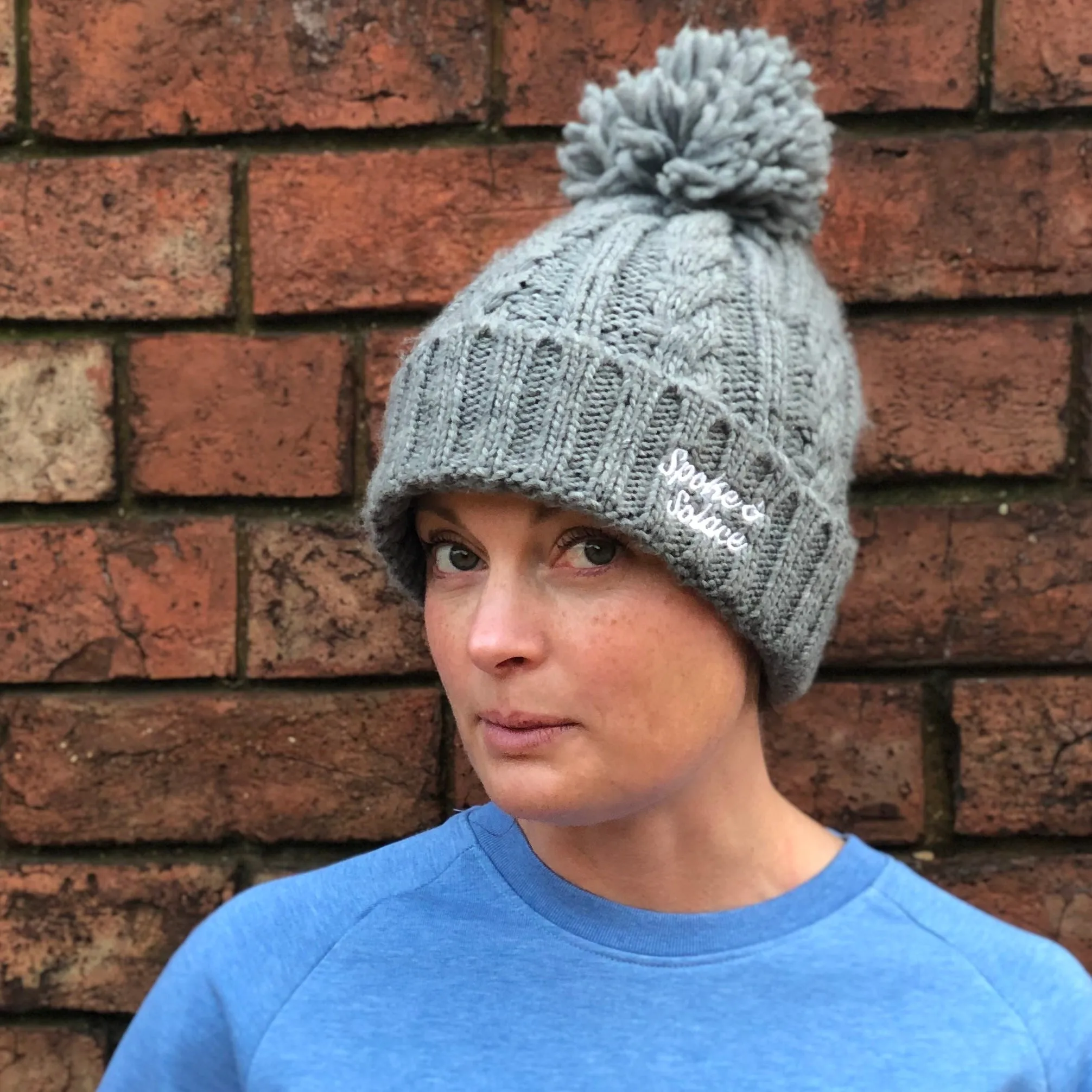 Cable Knit Melange Beanie - Spoke and Solace