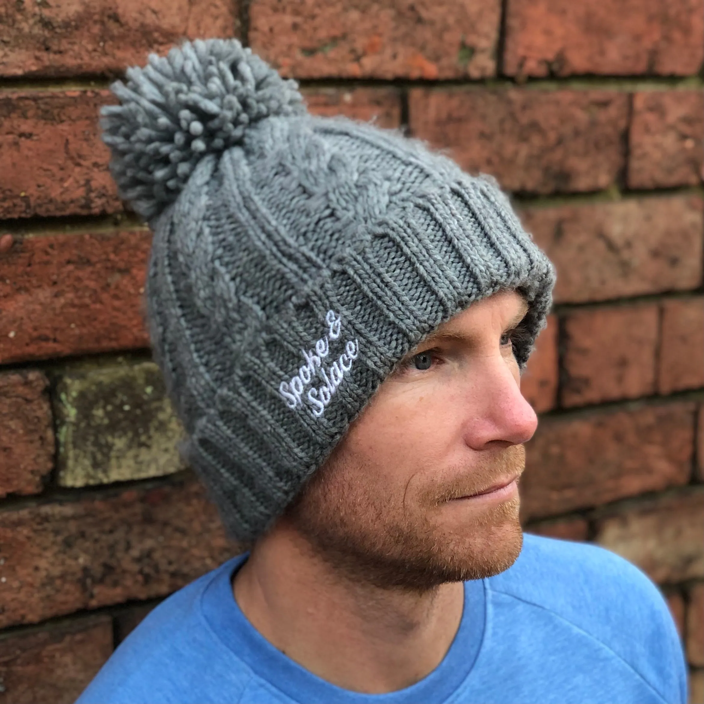 Cable Knit Melange Beanie - Spoke and Solace