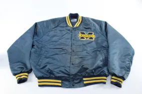 Chalk Line Embroidered Michigan University Bomber Jacket