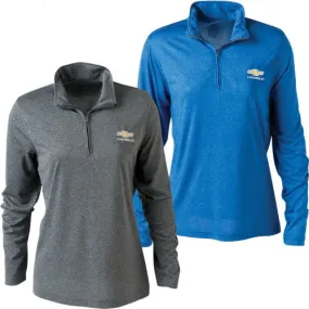 Chevrolet Bowtie Ladies Cool & Dry Performance 1/4 Zip Jacket