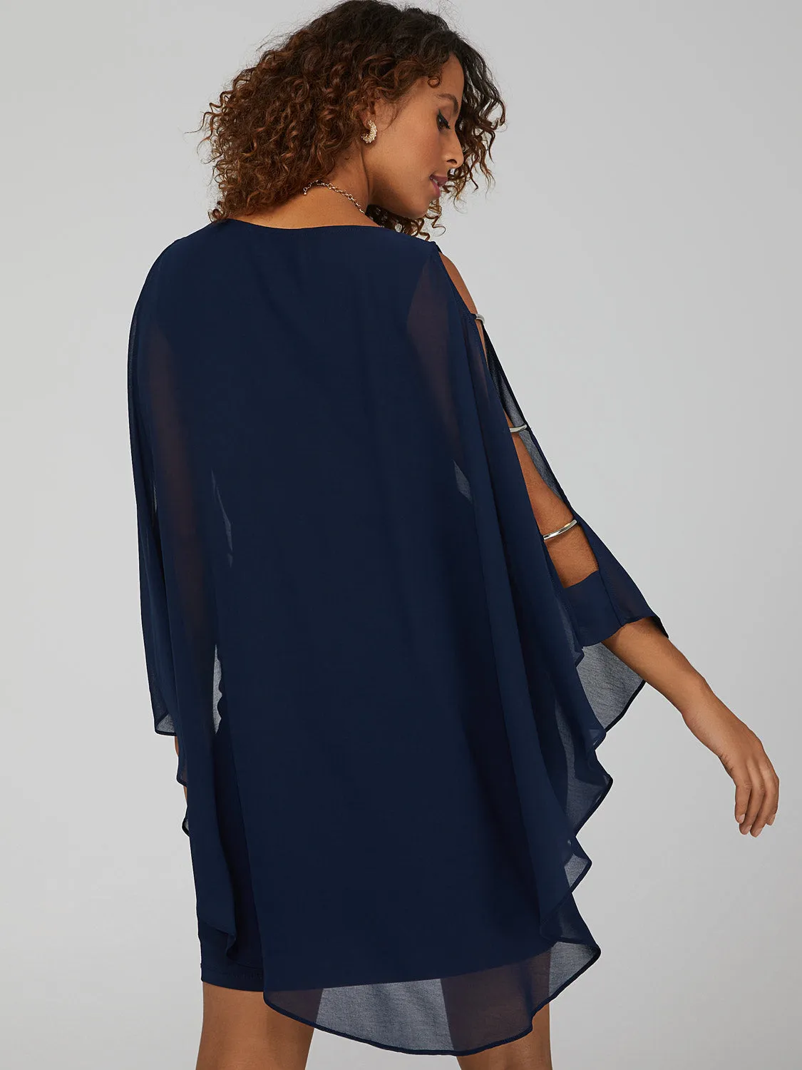 Chiffon Shift Dress