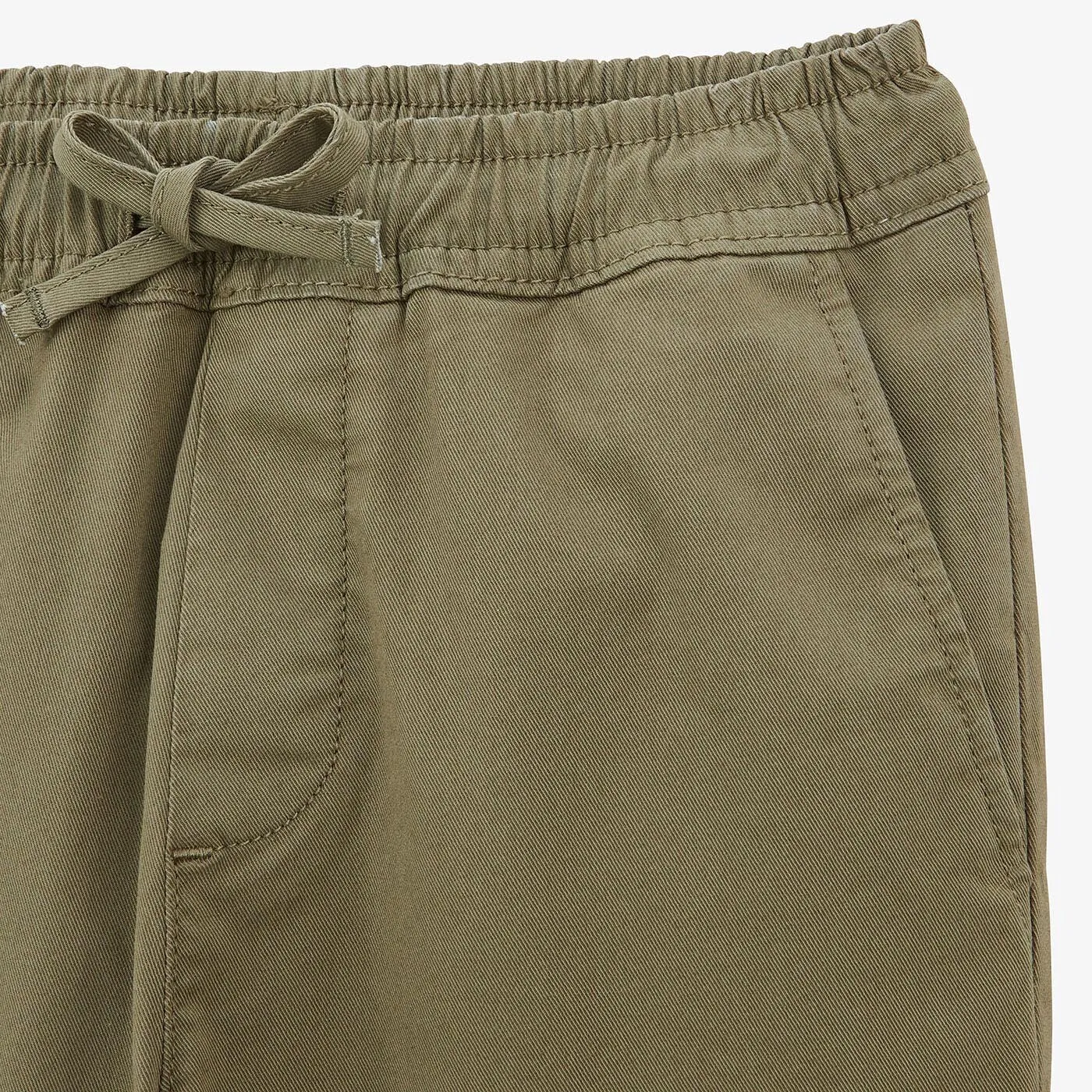 Chino 734 Junior avec taille élastiquée vert militaire