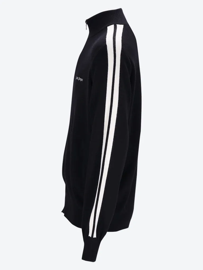 Classic logo knit track jacket