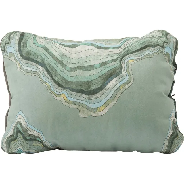 Compressible Pillow Cinch, L - Topo Wave Print