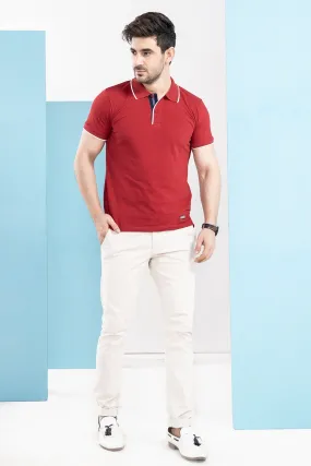 Contrast Placket Polo - S21 - MP0017R