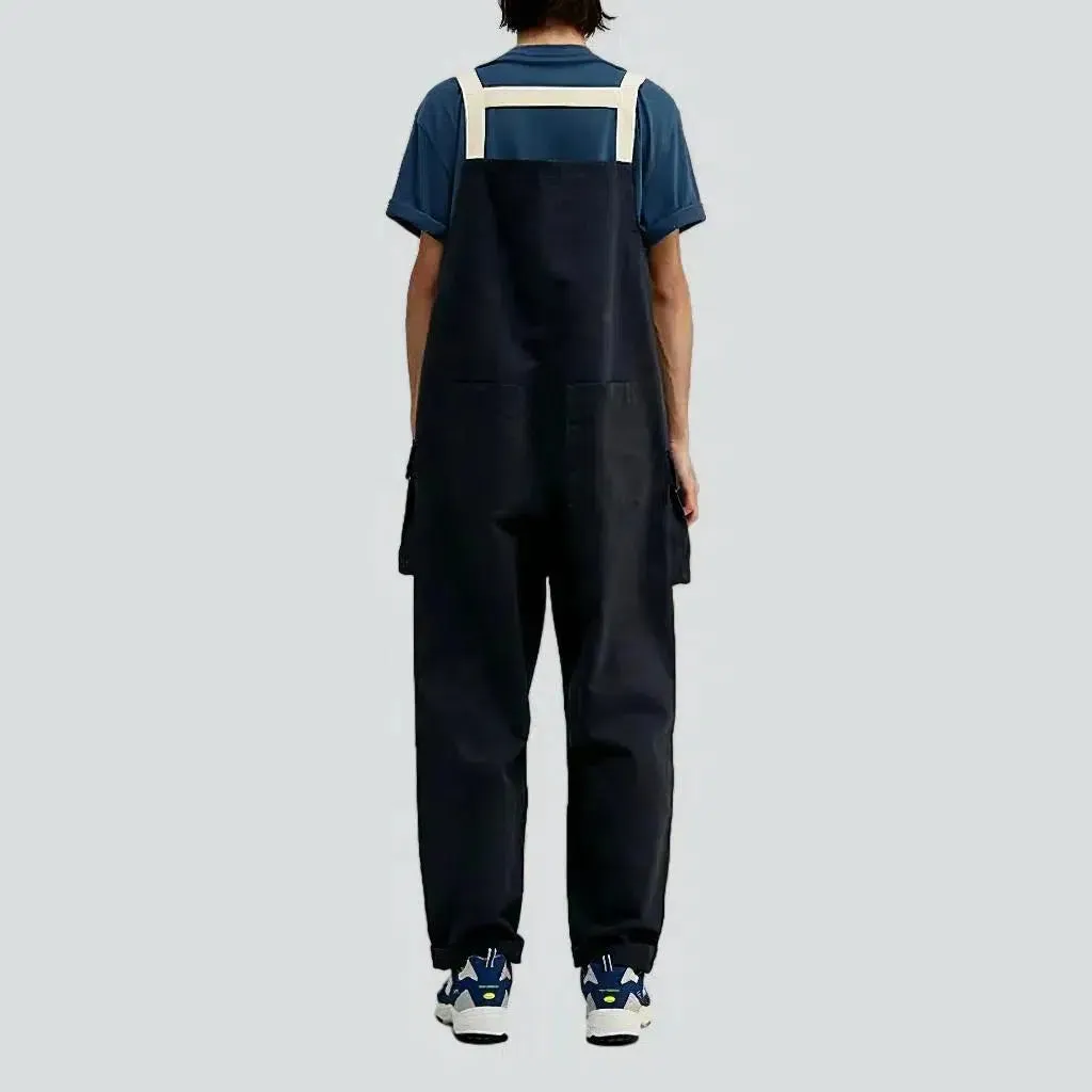 Cool denim overall for men