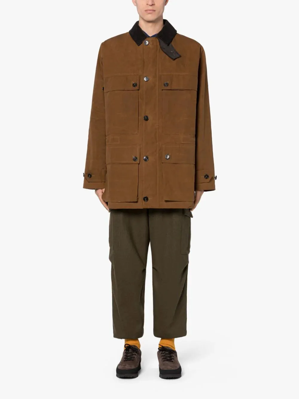 Country Tobacco Waxed Cotton Coat