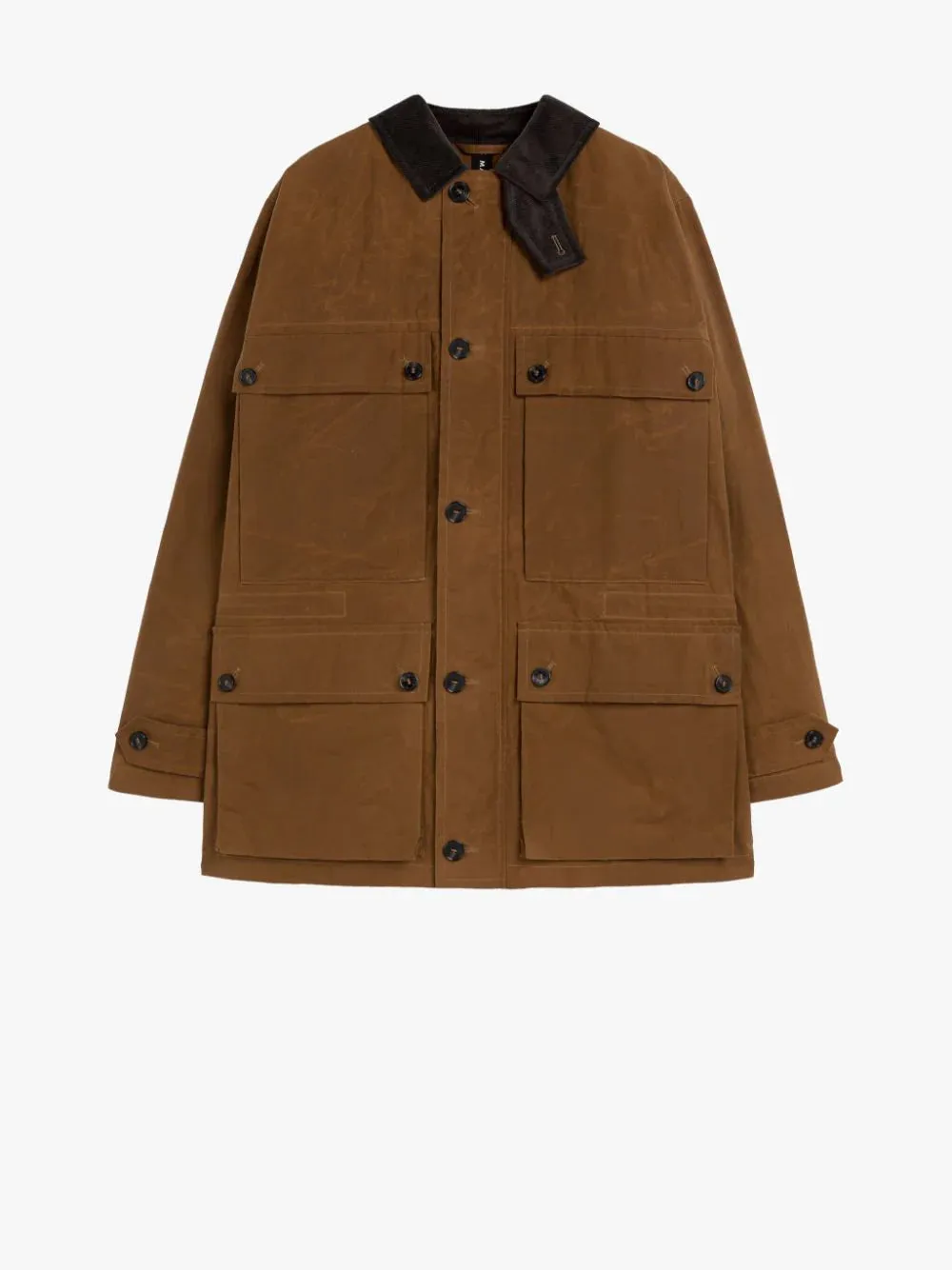 Country Tobacco Waxed Cotton Coat