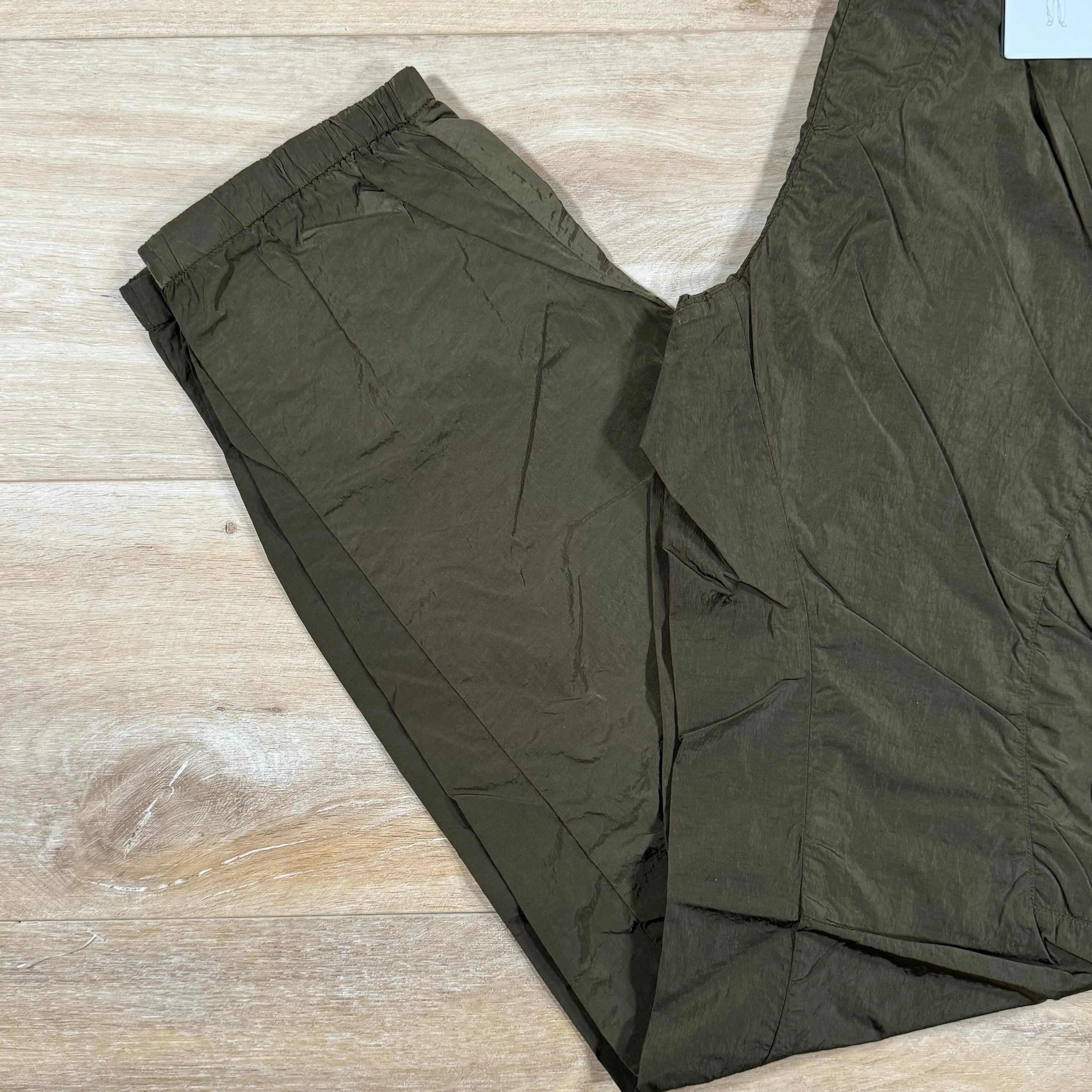 C.P. Company Chrome Nylon Cargo Pants in Ivy Green