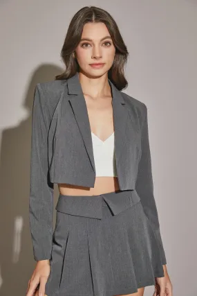 Cropped Blazer Jacket