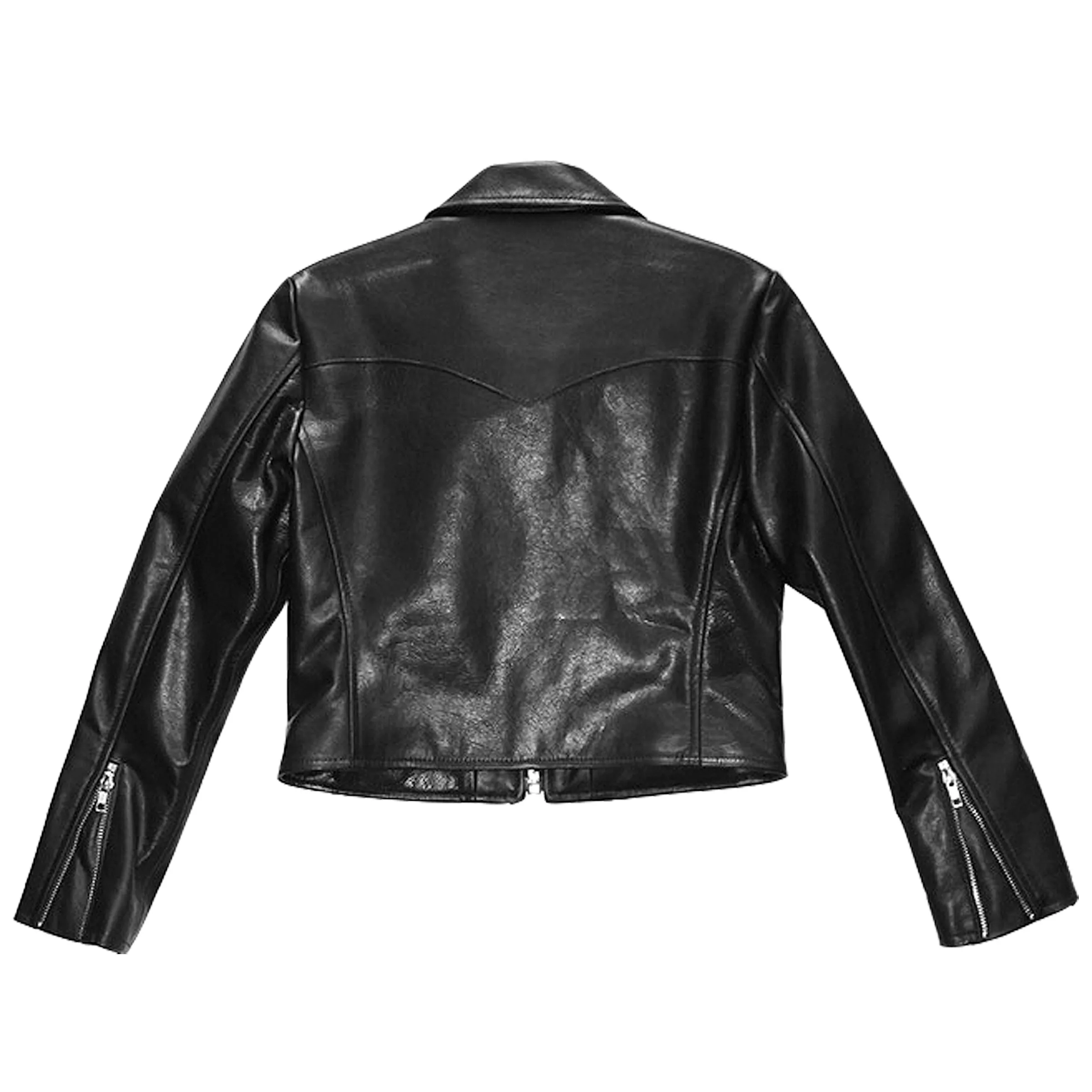 CROPPED JOHNNIE JACKET (LIGHTWEIGHT COWHIDE)