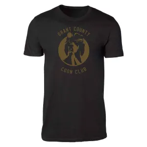 Custom Coon Hunting Club Shirt- Hound with Head Lamp