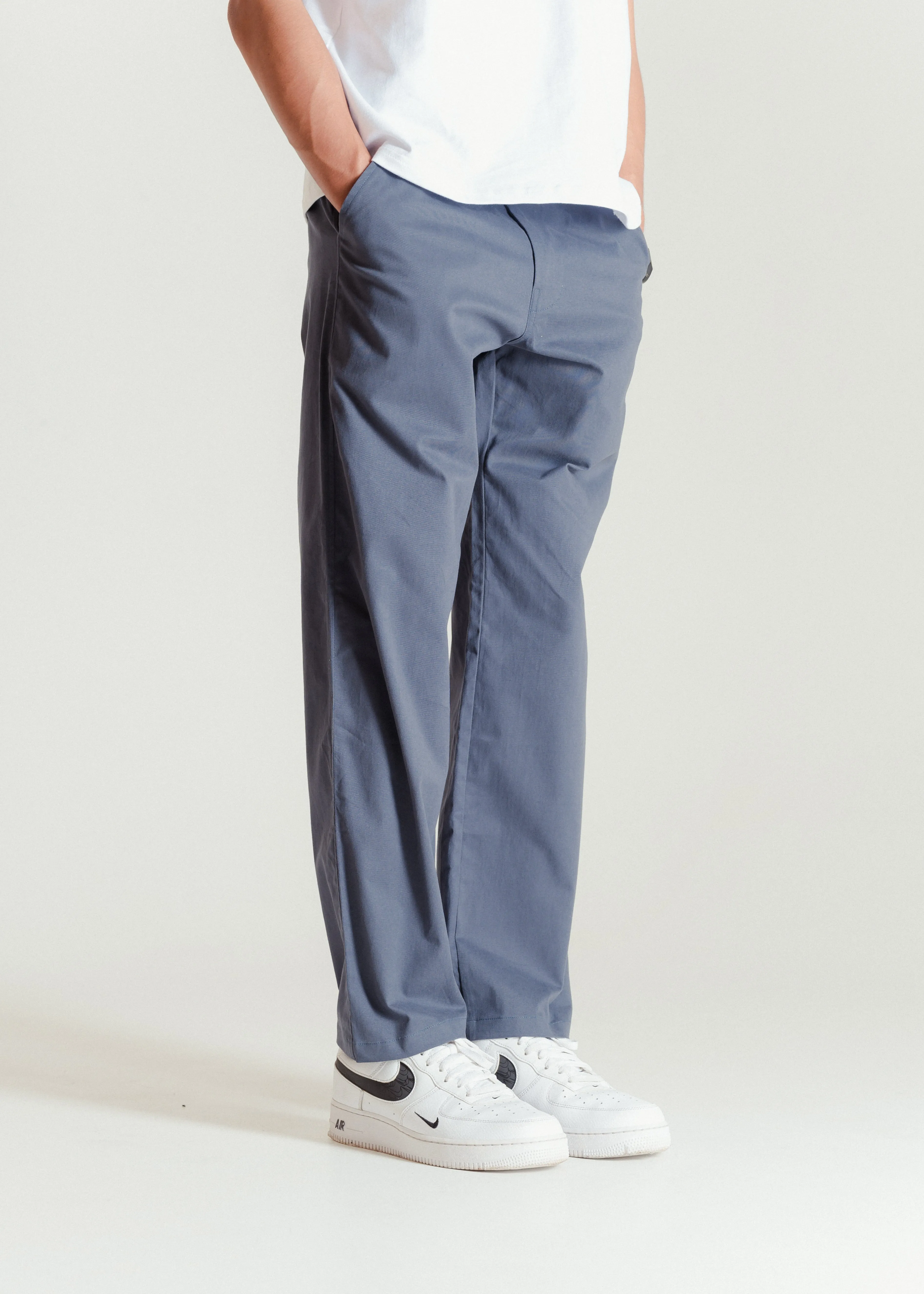 Dark Grey — Relaxed Chinos