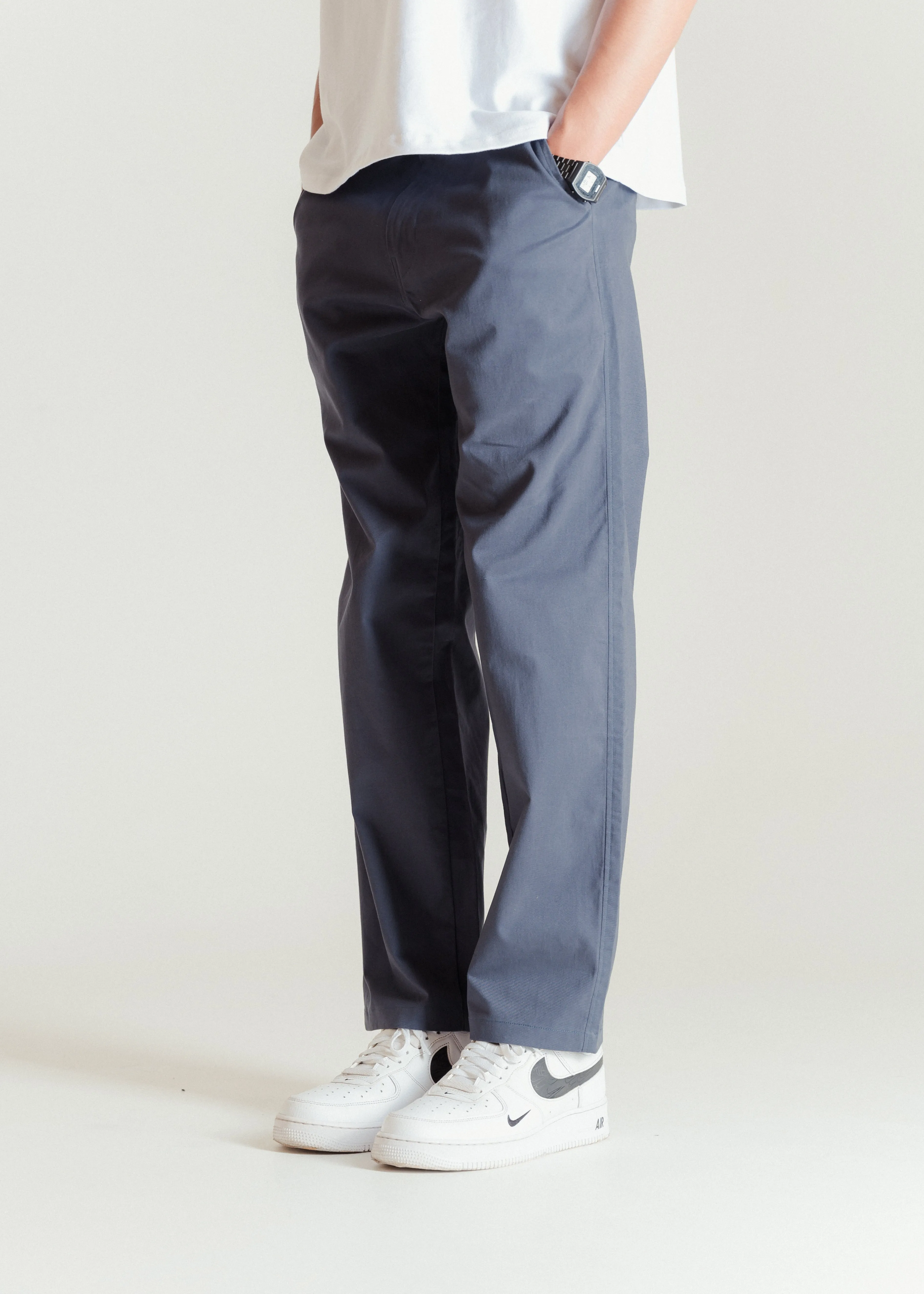 Dark Grey — Relaxed Chinos