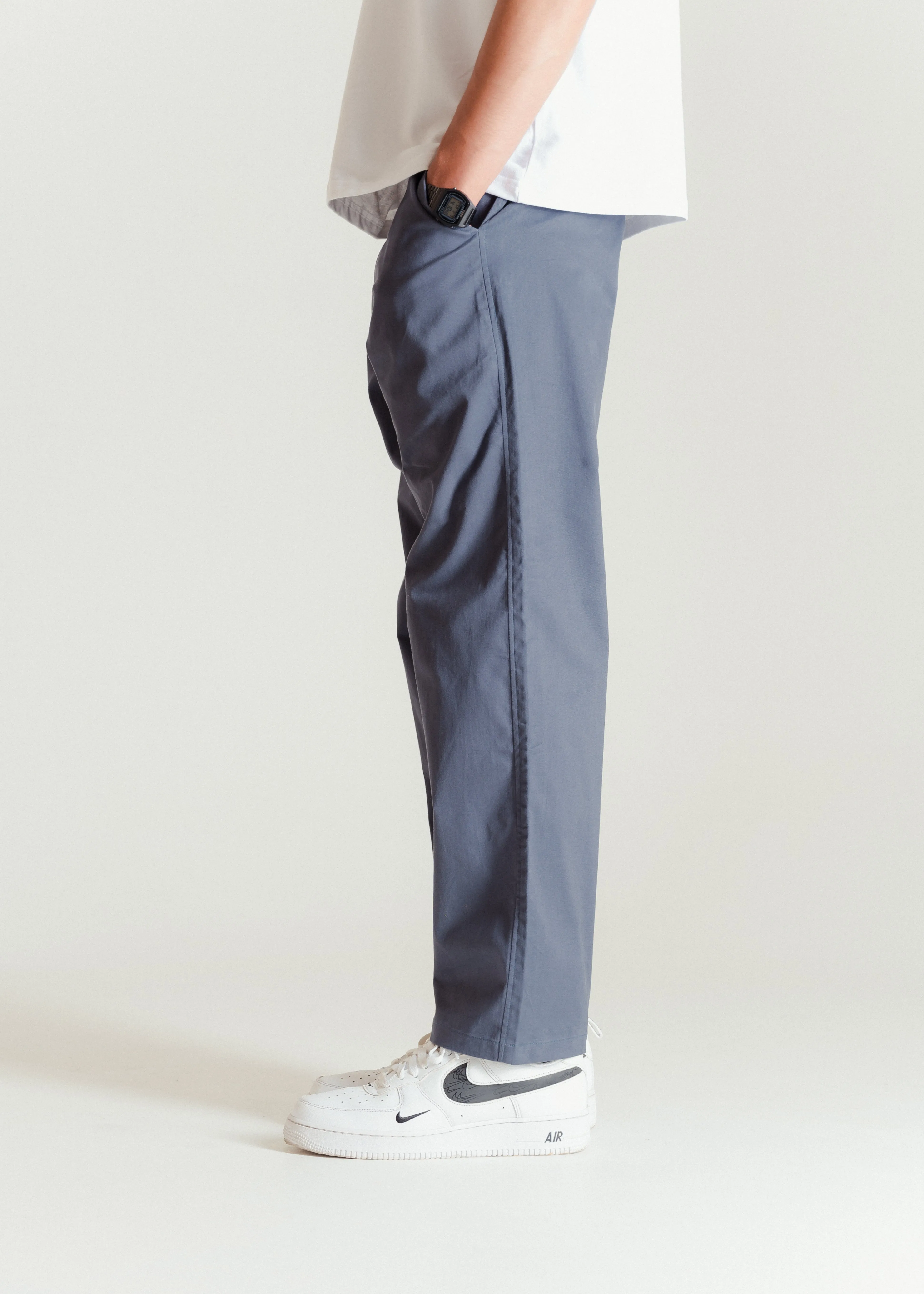 Dark Grey — Relaxed Chinos