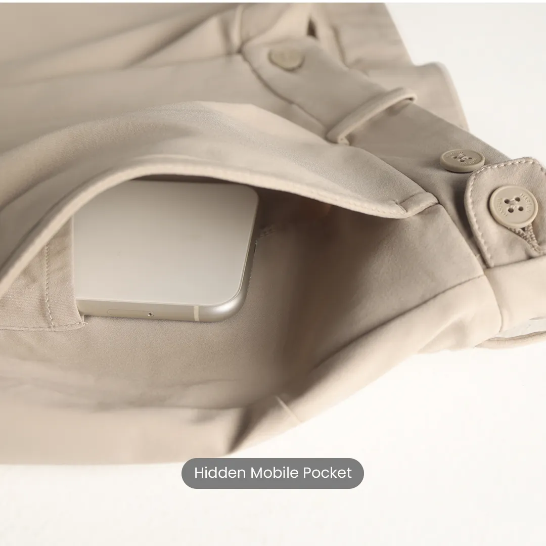 Deep Beige Tech Chinos