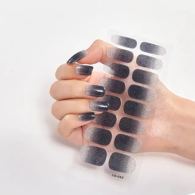 DIY Gel Nail Stickers