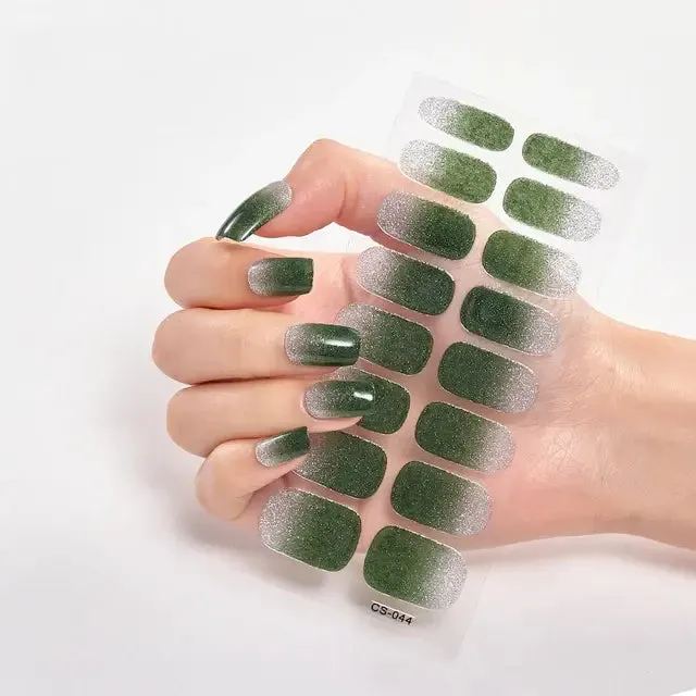 DIY Gel Nail Stickers