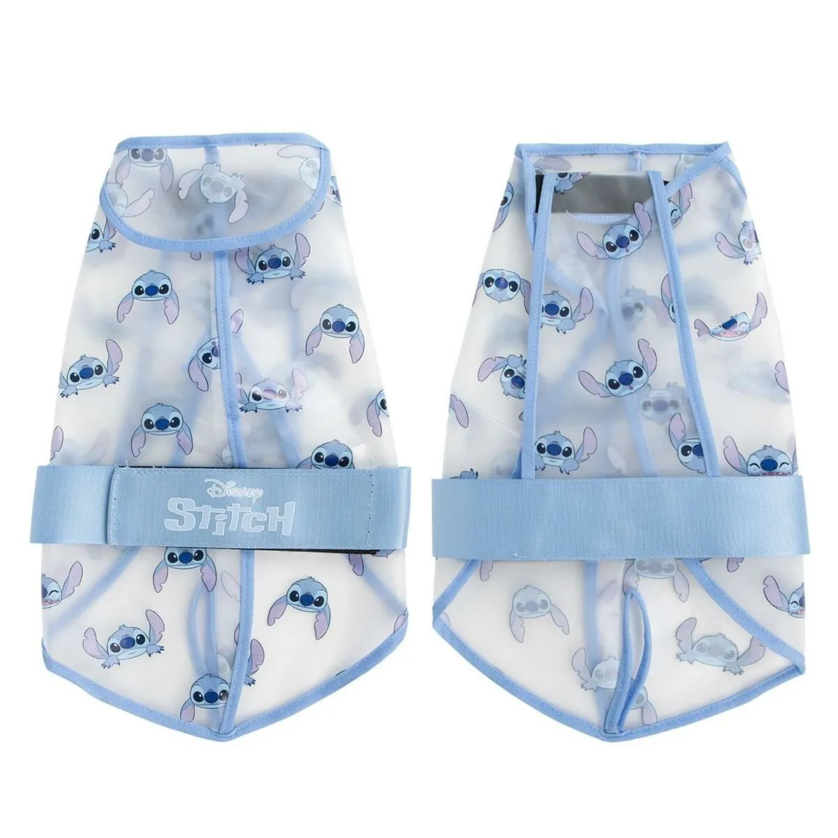 Dog raincoat Stitch Blue S